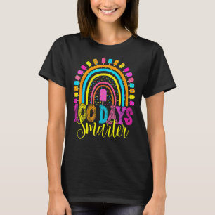 100th Day Of School Teacher 100 Days Smarter Ice C T-Shirt
