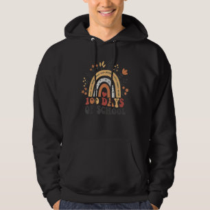 100th Day Of School Teacher   100 Days Smarter Rai Hoodie