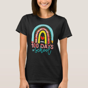 100th Day Of School Teacher 100 Days Smarter Rai T-Shirt