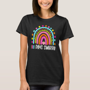 100th Day of School Teacher 100 days smarter rain T-Shirt