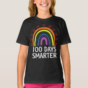 100th Day Of School Teacher 100 Days Smarter T-Shirt
