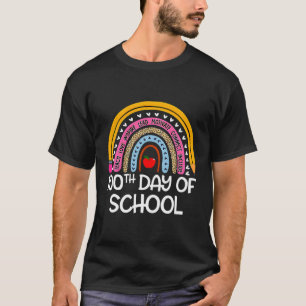 100Th Day Of School Teacher 100 Days Smer Boho Rai T-Shirt