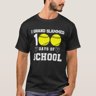 100th Day of School Teacher Coach Kids Child 100 D T-Shirt