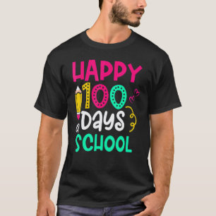 100th Day of School Teacher Kid Child Happy 100 Da T-Shirt