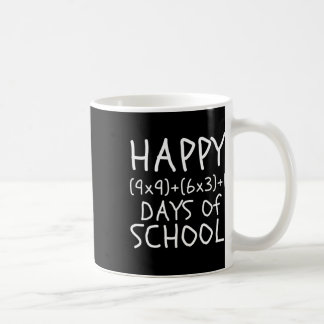 100th Day Of School Teacher Kids 100 Days Math For Coffee Mug
