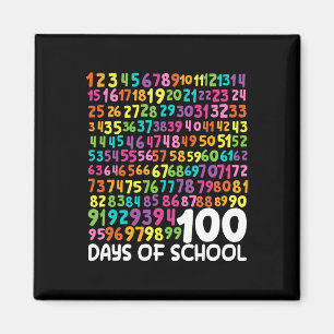 100th Day Of School Teacher Kids 100 Days Math Num Magnet