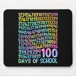 100th Day Of School Teacher Kids 100 Days Math Num Mouse Mat