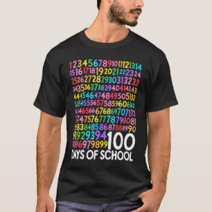 100th Day of School Teacher Kids 100 Days Math Num T-Shirt