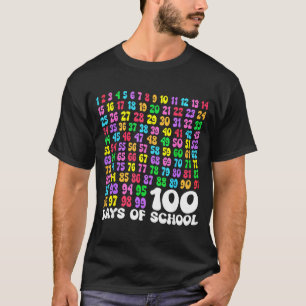 100th Day Of School Teacher Kids 100 Days Math Num T-Shirt