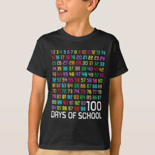 100th Day Of School Teacher Kids 100 Days Math Num T-Shirt