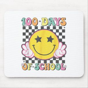 100th Day Of School Teacher Kids 100 Days Of Schoo Mouse Mat