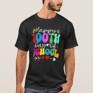 100th Day Of School Teacher Kids Child Happy 100 D T-Shirt