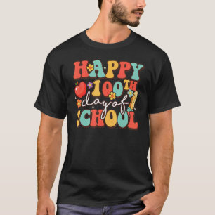 100th Day Of School Teacher Kids Child Happy 100 D T-Shirt