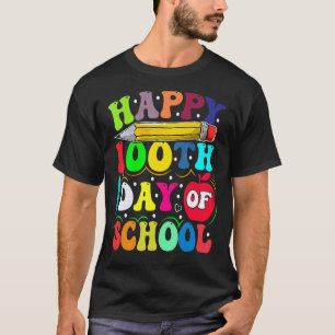 100th Day Of School Teacher Kids Child Happy 100 D T-Shirt