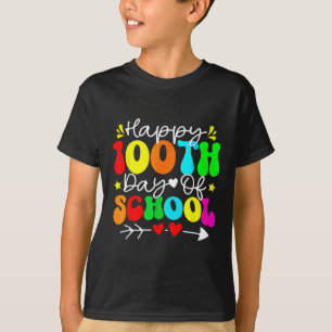 100th Day Of School Teacher Kids Child Happy 100 D T-Shirt