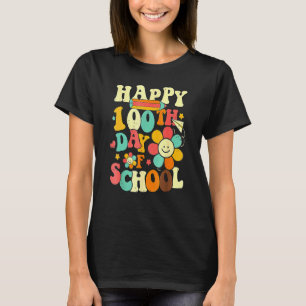 100th Day Of School Teacher Kids Child Happy 100 D T-Shirt