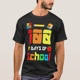 100th Day of School Teacher Kids Child Happy 100 D T-Shirt