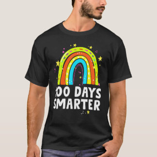 100th Day Of School Teacher Student 100 Days Smart T-Shirt