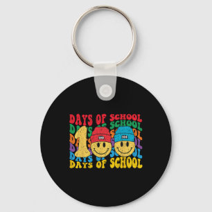 100th Day Of School Teachers 100 Days Key Ring