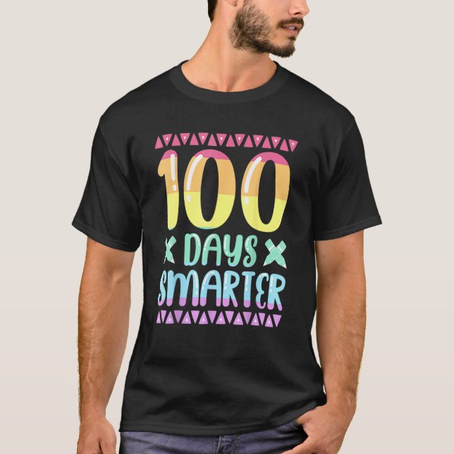 100th Day Of School Teachers Child Happy 100 Days T-Shirt (Front)