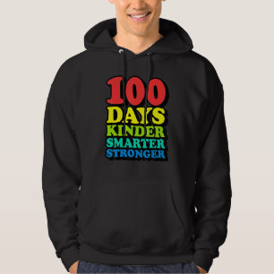 100th Day Of School Teachers Child Youth Happy Ki Hoodie