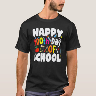 100th Day Of School Teachers Costume 100 Days Stud T-Shirt