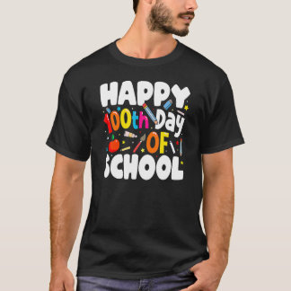 100th Day Of School Teachers Costume 100 Days Stud T-Shirt
