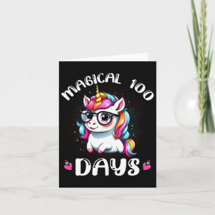 100th Day Of School Teachers Kids Child Happy 100  Card