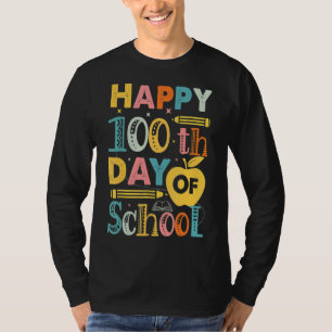 100th Day Of School Teachers Kids Child Happy 100 T-Shirt