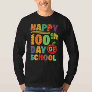 100th Day Of School Teachers Kids Child Happy 100 T-Shirt