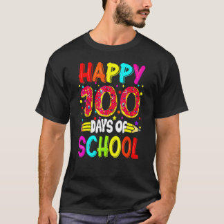 100th Day Of School Teachers Kids Child Happy 100 T-Shirt