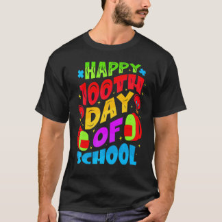 100th Day of School Teachers Kids Child Happy 100 T-Shirt