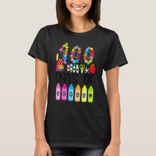 100th Day of School Teachers Pre k Kids 100 Days o T-Shirt
