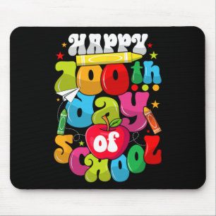 100th Day Of School Teachers Student Happy 100 Day Mouse Mat