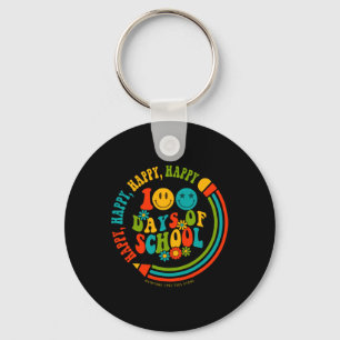 100th Day Of School Teachers Sturdents Back To Sch Key Ring