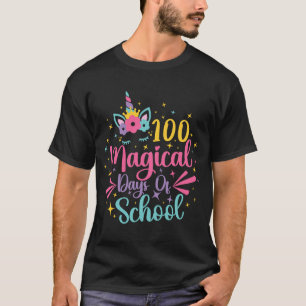 100th Day of School Unicorn 100 Days Magical Learn T-Shirt