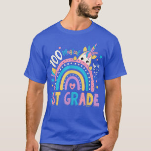 100th Day of School Unicorn 100 Magical Days 1st G T-Shirt