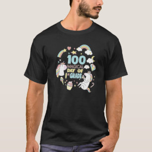 100th Day Of School Unicorn Cute Outfit   T-Shirt