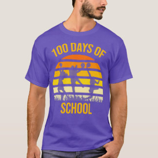 100th Day Student Boys Girls Basketball 100 Days O T-Shirt