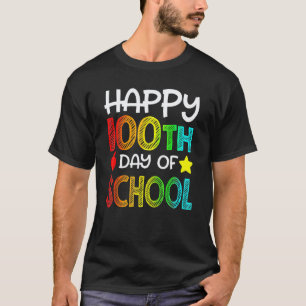 100th Day Student Kids Happy 100 Days Of School T T-Shirt