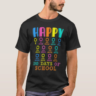 100th Days Of School 100 Days Smarter Teacher Stud T-Shirt