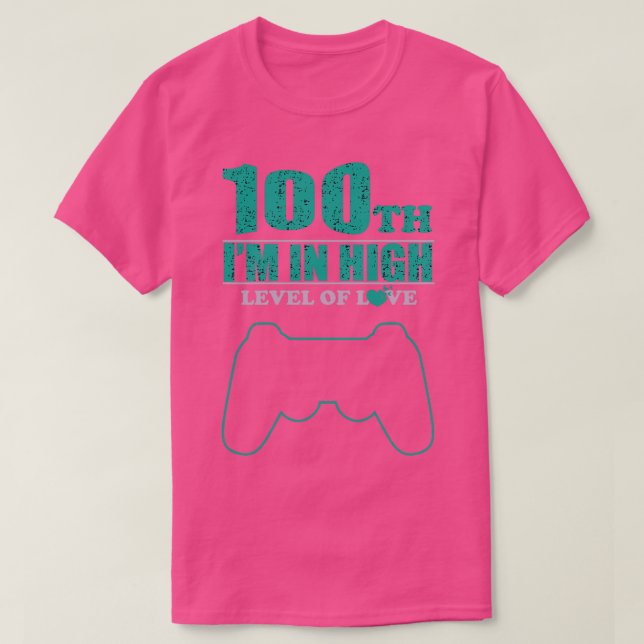 100th Days of School For Teacher Days Of Students  T-Shirt (Design Front)