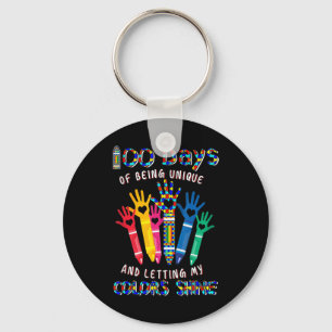 100th days of school smarter shirt for teacher, ch key ring