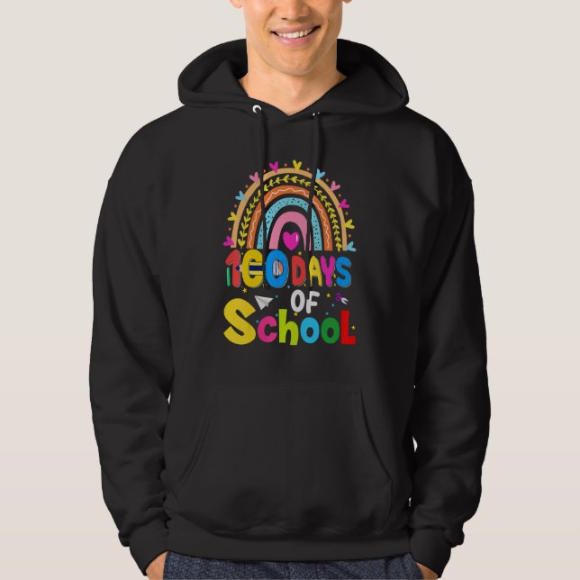 100th Days of School Teacher Kids - 100 Days Smart Hoodie (Front)