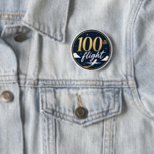 100th flight gold aeroplane travel souvenir