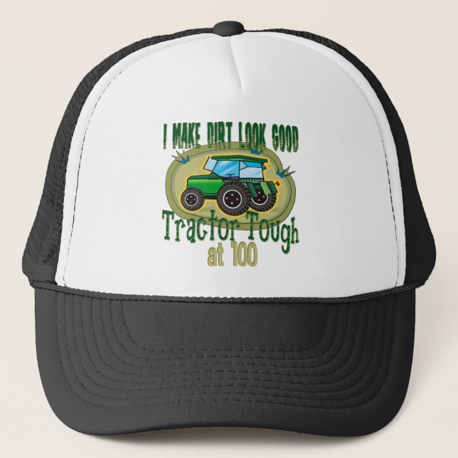 100th Tractor Tough Trucker Hat (Front)