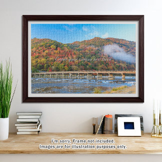 [1014] Arashiyama – Morning Hues over Togetsukyo Jigsaw Puzzle