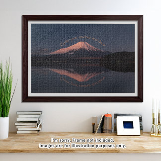 [1014] Mt.Fuji – Reflections of a Scarlet Dawn Jigsaw Puzzle