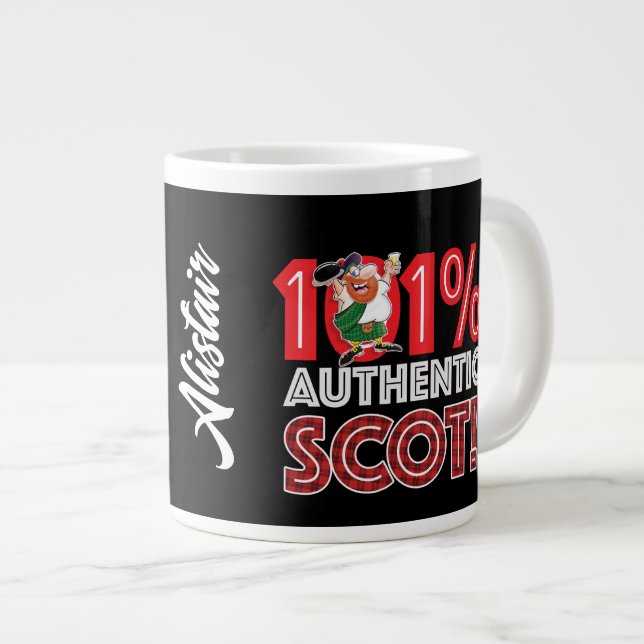 101% Authentic SCOT! Large Coffee Mug (Front Right)