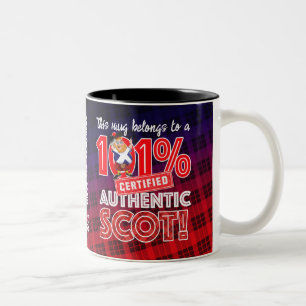 101% AUTHENTIC SCOT Two-Tone COFFEE MUG